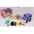 RC Bus,RC Police car ,RC CAR set,toy car play set,4CH rc car set , transparent wheel with light and music